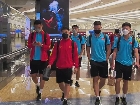 U23 Việt Nam đã tới UAE, sẵn sàng cho đợt tập huấn trước thềm Vòng chung kết U23 châu Á 2022