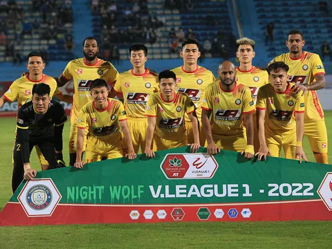 Đội bóng xứ Thanh tích cực tập luyện khi V.League 2022 tạm nghỉ