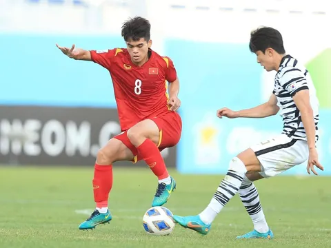 Vòng chung kết U23 châu Á 2022: U23 Việt Nam xuất sắc cầm hòa nhà đương kim vô địch Hàn Quốc