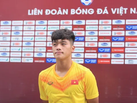 Cầu thủ U19 Nguyễn Quốc Việt: “Càng được kỳ vọng thì em càng cố gắng để hoàn thiện bản thân hơn”