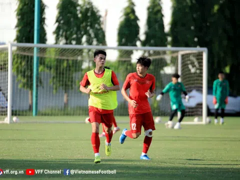 Bộ đôi Văn Khang, Văn Trường bắt nhịp nhanh với đội tuyển U19 Việt Nam