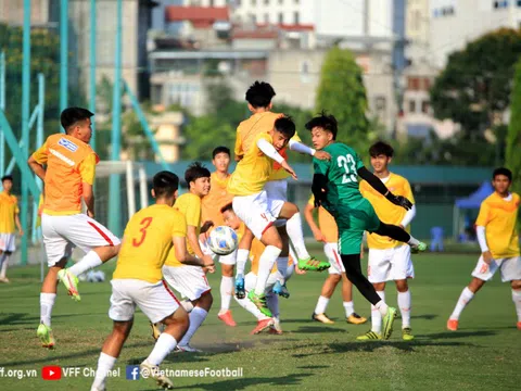 Đội tuyển U19 Việt Nam gấp rút hoàn thiện kỹ chiến thuật trước ngày lên đường tới Indonesia