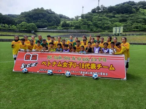 Đội tuyển U18 nữ Việt Nam giao hữu với đội Yunogo Belle tại Nhật Bản