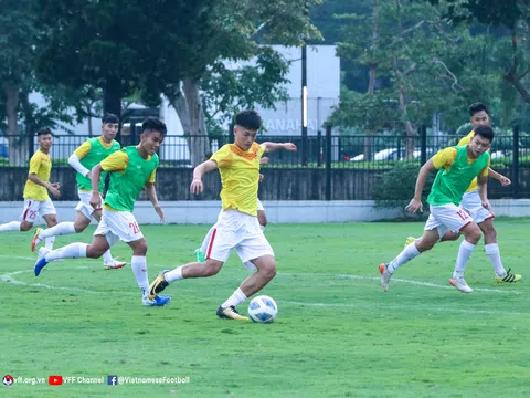 Vòng chung kết U19 Đông Nam Á 2022: Đội tuyển U19 Việt Nam tập buổi đầu tiên tại Jakarta