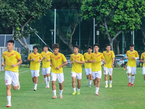 U19 Việt Nam tập hồi phục, chuẩn bị cho trận gặp U19 Philippines