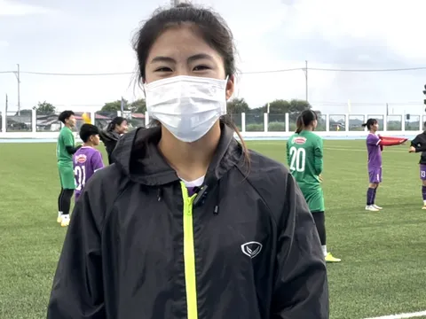 Cầu thủ Thanh Nhã: "Toàn đội quyết tâm chiến thắng để tặng người hâm mộ"