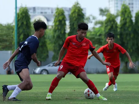 Đội tuyển U16 Việt Nam thất bại trước đội trẻ của câu lạc bộ Hà Nội