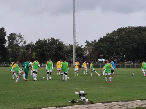 Đội tuyển U18 nữ Việt Nam đã quay trở lại với các bài tập để chuẩn bị cho trận đấu tiếp theo