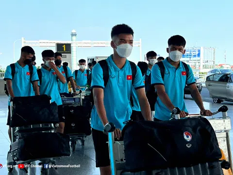 Đội tuyển U16 Việt Nam bắt đầu hành trình dự giải vô địch U16 Đông Nam Á 2022