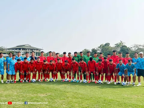 Giải U16 vô địch Đông Nam Á 2022: Đội tuyển U16 Việt Nam bước vào buổi tập đầu tiên tại Indonesia