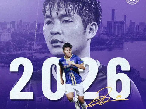 Trương Văn Thái Quý gia hạn hợp đồng với Hà Nội FC đến năm 2026