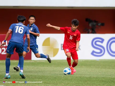 Giải Bóng đá U16 vô địch Đông Nam Á 2022: Thắng thuyết phục Thái Lan, U16 Việt Nam vào chung kết