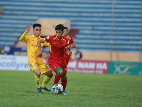 Vòng 12 V.League 2022 > Nam Định - Sông Lam Nghệ An (18 giờ ngày 13/8): Nảy lửa tại Thiên Trường