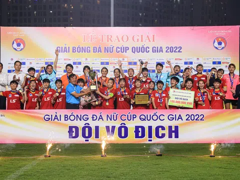 Giải Bóng đá nữ Cúp Quốc gia 2022: TP.HCM I lên ngôi vô địch