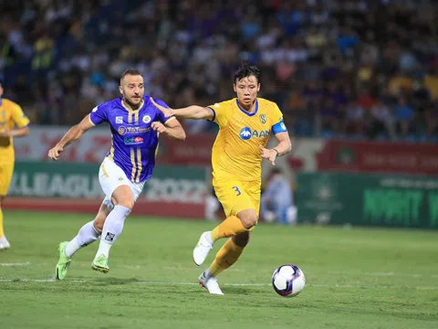 Vòng 14 V.League 2022 > Sông Lam Nghệ An - Hà Nội FC (18 giờ ngày 26/8): Chủ nhà yếu thế