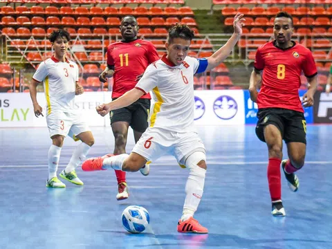 Thắng Mozambique, tuyển futsal Việt Nam xếp hạng 5 chung cuộc tại Continental Futsal Championship 2022