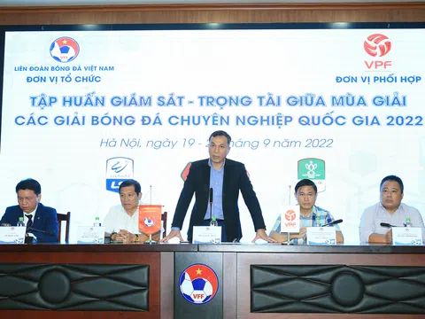 Tập huấn giám sát, trọng tài giữa mùa giải các giải Bóng đá chuyên nghiệp quốc gia 2022, khu vực phía Bắc