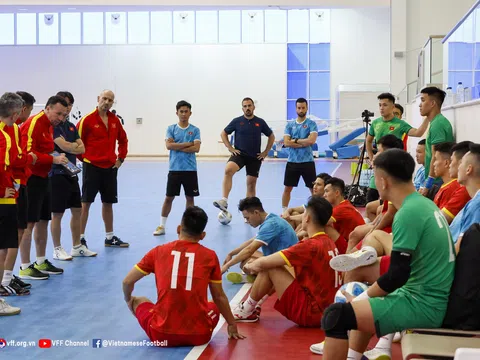 Đội tuyển futsal Việt Nam đẩy cao khối lượng, chọn điểm rơi trước thềm Vòng chung kết Futsal châu Á 2022