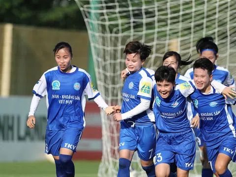 Vòng 8 giải Bóng đá nữ vô địch quốc gia - Cúp Thái Sơn Bắc 2022: Than Khoáng sản Việt Nam thắng tưng bừng