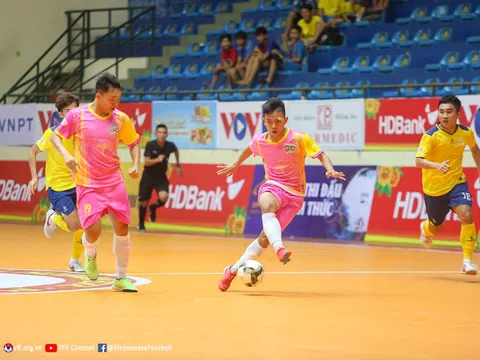 Vòng 14 giải Futsal HDBank vô địch quốc gia 2022: S.Khánh Hòa và Sài Gòn FC có 3 điểm quan trọng