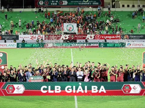 Vòng 26 V.League 2022: Topenland Bình Định nhận huy chương đồng, Sài Gòn FC xuống hạng