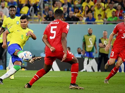 Bảng G > Brazil 1-0 Thụy Sĩ: Đội bóng xứ Samba giành vé vào vòng knock-out