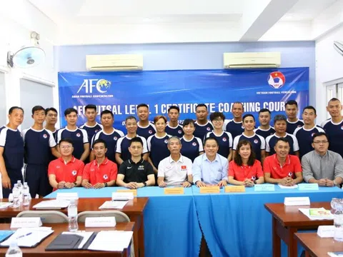 Khai giảng khoá học đào tạo Huấn luyện viên Futsal cấp 1 AFC 2022