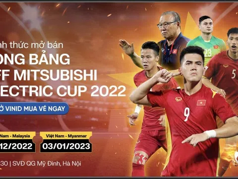 Giá vé xem 2 trận sân nhà vòng bảng AFF Cup 2022 của tuyển Việt Nam