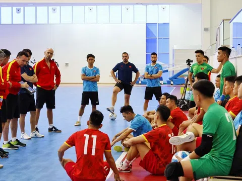 Đội tuyển futsal Việt Nam hội quân đầu năm chuẩn bị cho Vòng loại châu Á 2024