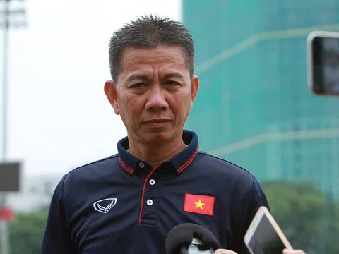 Huấn luyện viên Hoàng Anh Tuấn hài lòng về kết quả tập luyện của đội tuyển U20 Việt Nam