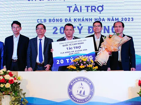 Câu lạc bộ Khánh Hòa được thưởng 50 triệu đồng cho mỗi bàn thắng ở V.League 2023