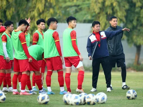 Đội tuyển U20 Việt Nam rèn thể lực ở cường độ cao chuẩn bị cho Vòng chung kết U20 châu Á