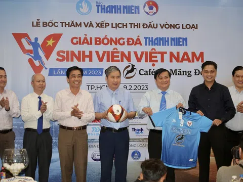 Bốc thăm giải bóng đá Thanh niên Sinh viên Việt Nam lần thứ nhất năm 2023