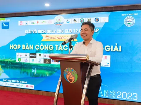 Công bố giải Golf vô địch các câu lạc bộ 12 con giáp năm 2023