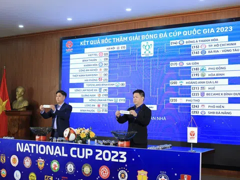Giải Bóng đá Cúp Quốc gia 2023 sẽ khởi tranh từ ngày 1/4