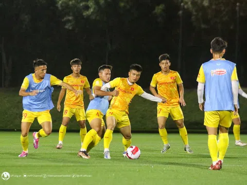 Đội tuyển U23 Việt Nam sẵn sàng cho cuộc đối đầu với U23 Iraq