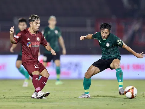 Vòng 6 V.League 2023: Câu lạc bộ TP.HCM cầm hòa Topenland Bình Định trên sân nhà