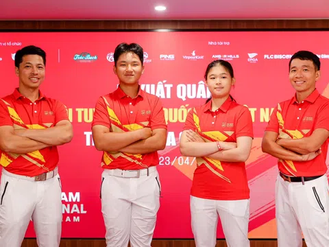 Đội tuyển golf Việt Nam xuất quân tham dự SEA Games 32