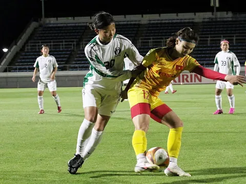 Đội tuyển nữ Việt Nam hoà đáng tiếc ở trận giao hữu cuối cùng tại Nhật Bản