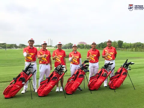 Đội tuyển golf Việt Nam tích cực tập luyện tại Campuchia