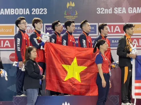 Thể dục dụng cụ SEA Games 32: Việt Nam bảo vệ thành công huy chương vàng đồng đội