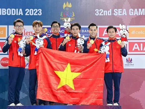 SEA Games 32: Thể dục dụng cụ Việt Nam xếp thứ nhất toàn đoàn, vượt chỉ tiêu đề ra