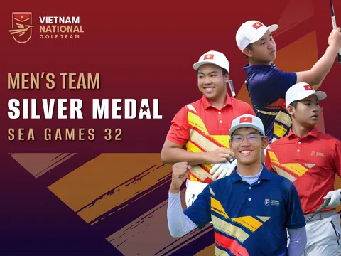 Môn Golf SEA Games 32: Việt Nam giành huy chương bạc đồng đội nam