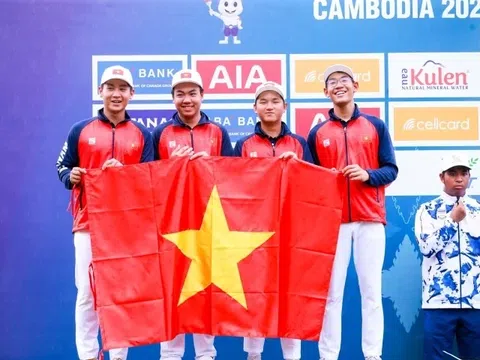 Đội tuyển golf Việt Nam viết nên lịch sử tại SEA Games 32