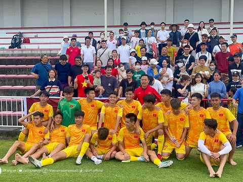 Giao hữu tại Hamamatsu: Đội tuyển U17 Việt Nam thắng U18 Honda FC