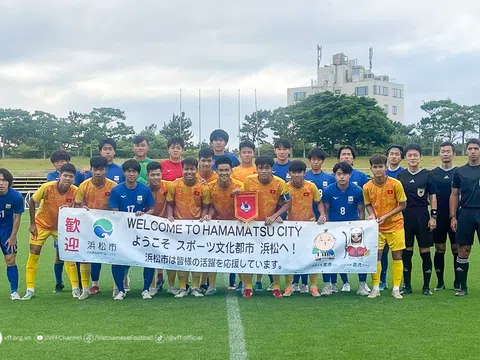 Đội tuyển U17 Việt Nam bị Đại học Tokoha cầm hoà trong trận giao hữu tại Hamamatsu