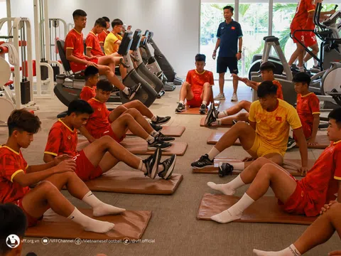 Đội tuyển U17 Việt Nam ổn định nơi ăn nghỉ, tích cực hồi phục sau khi đặt chân tới Thái Lan