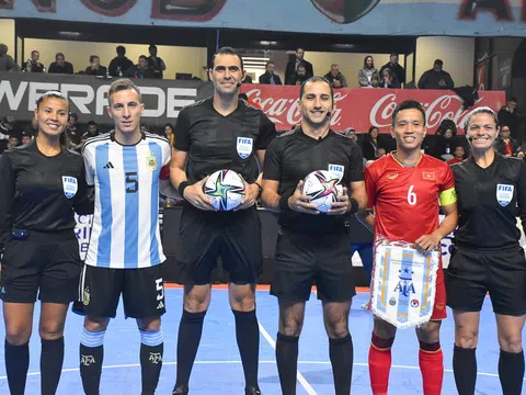 Đội tuyển futsal Việt Nam không tạo được bất ngờ trước chủ nhà Argentina