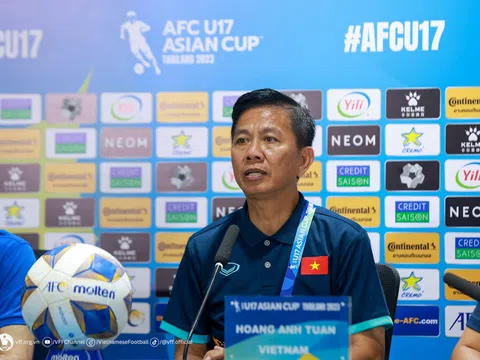 Huấn luyện viên Hoàng Anh Tuấn: “Đội tuyển U17 Việt Nam vẫn còn cơ hội đi tiếp nếu thắng Uzbekistan”