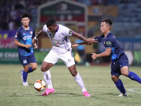 V.League 2023: Hà Nội FC san bằng điểm số với đội đầu bảng Công an Hà Nội